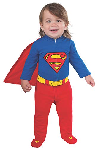Rubie's baby boys Dc Comics Superhero Style Superman Costume Party Supplies, As Shown, 0-6 Months US