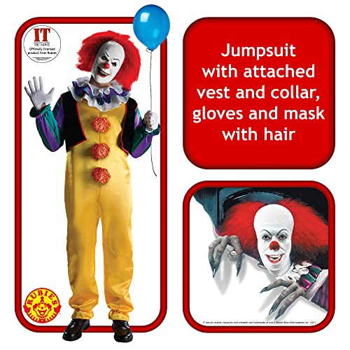 Rubie's mens It the Movie Pennywise Deluxe Adult Sized Costumes, Yellow, X-Large US