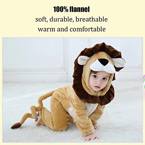 Baby Lion Costumes Unisex Toddler Onesie Halloween Dress Up Romper 30-36 Months