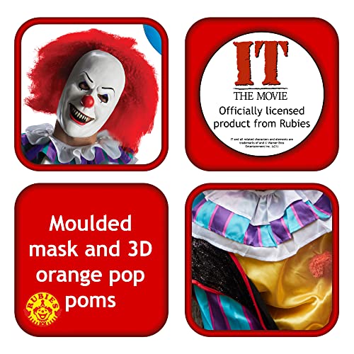 Rubie's mens It the Movie Pennywise Deluxe Adult Sized Costumes, Yellow, X-Large US