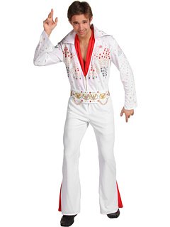 Rubie's mens Deluxe Aloha Elvis Adult Sized Costumes, White, Extra-Large US
