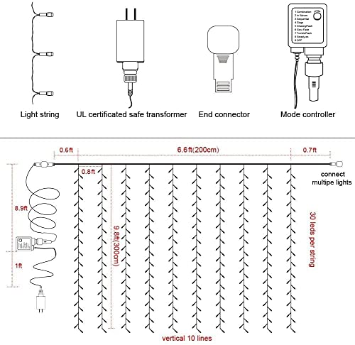 Twinkle Star, 6 Inches Indoor Outdoor, LED String Light for Christmas Wedding Party Home Garden Bedroom Outdoor Indoor Wall Decoration (Purple)