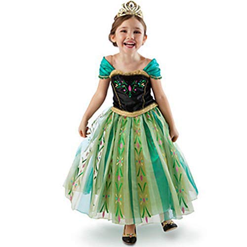 Newland Little Girls Princess Dress Costume for Christmas Birthday Halloween Party (110CM(3-4T)-M)