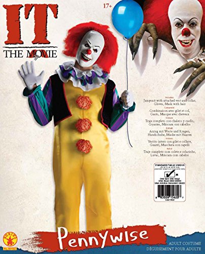 Rubie's mens It the Movie Pennywise Deluxe Adult Sized Costumes, Yellow, X-Large US