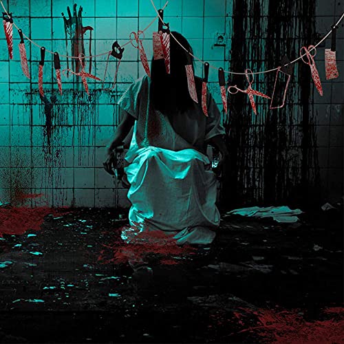 Halloween Party Decorations 3 Set Bloody Garland Banner Halloween Props Decorations Halloween Zombie Vampire Party Decorations Supplies Halloween Indoor Outdoor Decorations Oasisblossom