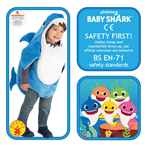 Rubie's Kid's Daddy Shark Costume with Sound Chip