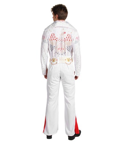 Rubie's mens Deluxe Aloha Elvis Adult Sized Costumes, White, Extra-Large US