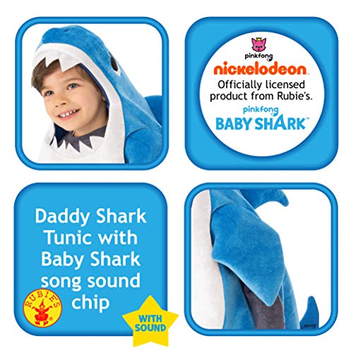 Rubie's Kid's Daddy Shark Costume with Sound Chip