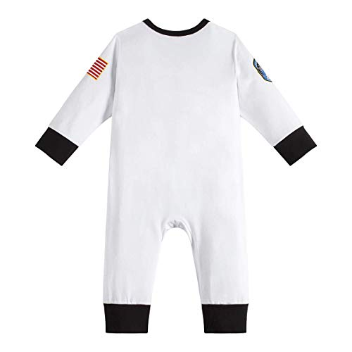 LENSOUS Paddy Field Baby Boys Girls Astronaut Suit Space Explorer Jumpsuit Cosplay Costume Halloween (18-24 Months)