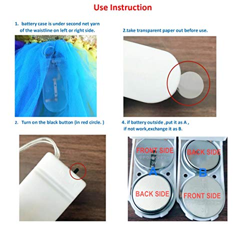 SHINYOU Girls Unicorn Costume Dress Up LED Light Up Unicorn Tutu Birthday Outfit for Halloween Birthday Gift (Rainbow, 3-4Y)