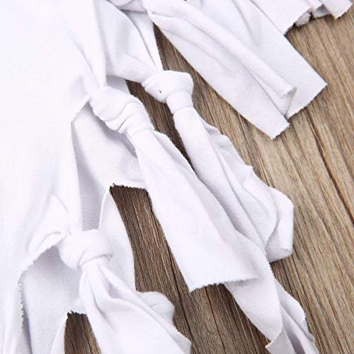 Toddler Kids Baby Girl Boy Halloween Costume Ghost Hooded Poncho Cloak Cape Hat Cosplay Clothes (4-5T, White Cloak with hat)