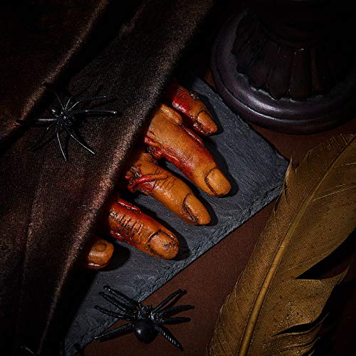 15 Pieces Halloween Broken Fake Body Parts Decoration Scary Fake Fingers Eyeballs Horror Props Halloween Haunted Room Vampire Zombie Horror Party Favors