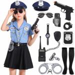 Kids Police Officer Costume with Accessories - GR008L