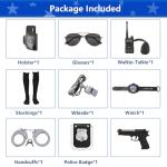 Kids Police Officer Costume with Accessories - GR008L