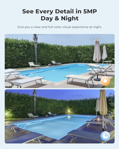 Wireless Outdoor Security Camera with Solar Panel