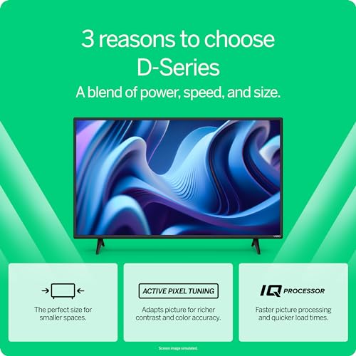 VIZIO 32" D-Series HD Smart TV with AirPlay