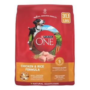 Purina ONE Natural Dry Dog Food, Chicken & Rice