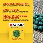 Victor M925 Rodent Poison Killer - Kills Rats, Mice
