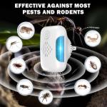 Indoor Ultrasonic Pest Repeller, Rodent & Insect Defense