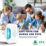 Indoor Ultrasonic Pest Repeller, Rodent & Insect Defense
