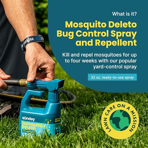 Sunday Mosquito Deleto Spray with Concentrated Lemongrass & Cedar Oils