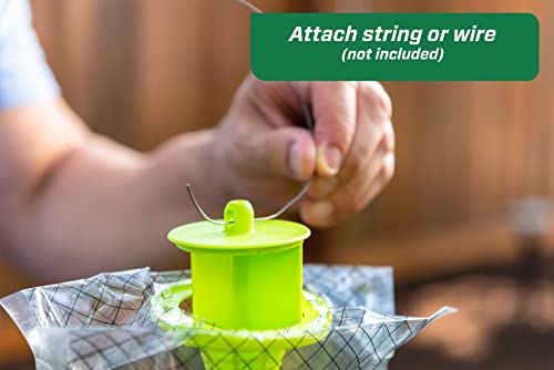 8-Pack Outdoor Disposable Hanging Fly Traps by RESCUE!