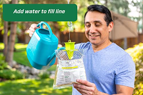 8-Pack Outdoor Disposable Hanging Fly Traps by RESCUE!