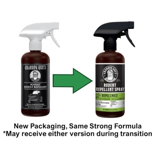 Grandpa Gus Rodent Repellent Spray, Peppermint & Cinnamon