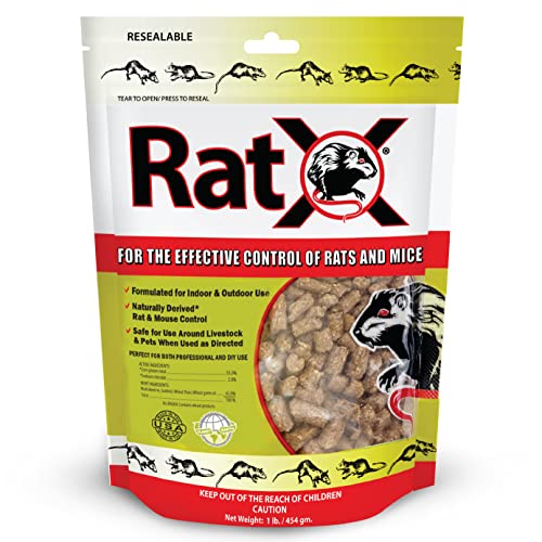 EcoClear RatX All-Natural Rodenticide Pellets, 1 lb. Bag