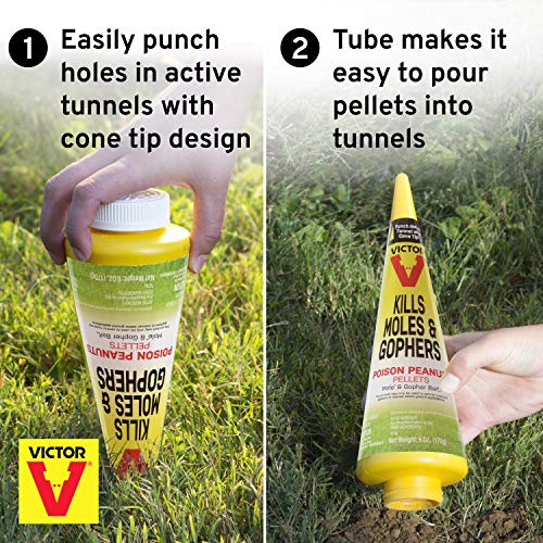 Victor M6006 Outdoor Mole & Gopher Poison Peanuts