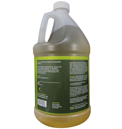 128 oz Natural Castor Oil Mole & Vole Repellent
