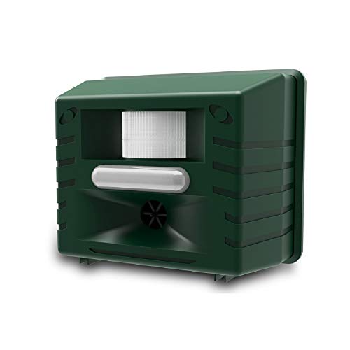 Outdoor Ultrasonic Animal Repeller with Motion Sensor