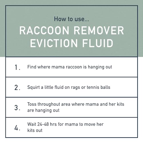 Non-Toxic Raccoon Eviction Fluid - 1 Ounce