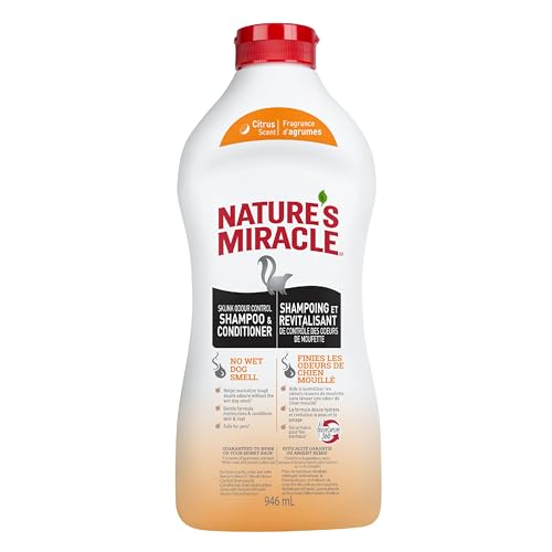 Nature’s Miracle Citrus Skunk Odor Control Shampoo 32 oz