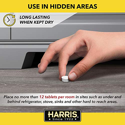 Harris Roach Tablets - Boric Acid Killer with Lure