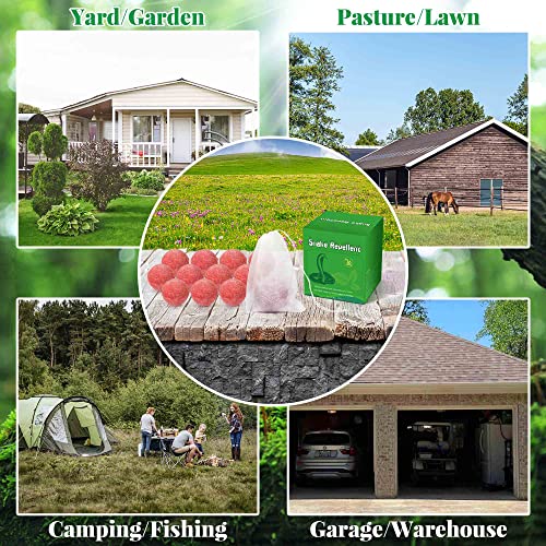 Snake Away Repellent Balls - 24 Pack, Pet Safe