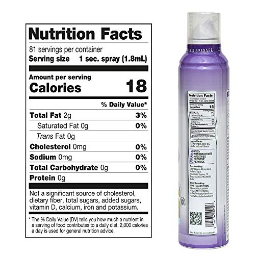 Garlic Flavored Extra Virgin Olive Oil Spray 8 oz