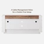 70" Modern TV Stand with Open Storage Cabinets