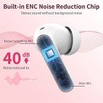 Wireless Bluetooth 5.4 Earbuds with Noise Cancelling