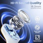 Wireless Open Ear Headphones with 80H Playtime