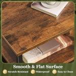 Set of 2 Rustic Nightstands with Drawers