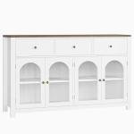 Large Farmhouse Buffet Cabinet with Storage Solutions