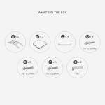 Moriville Modern Farmhouse Upholstered Dining Chairs, Brown