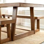 72 Inch Solid Wood Farmhouse Dining Table