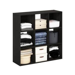 Furinno 9-Cube Closet Organizer - Espresso Storage Unit