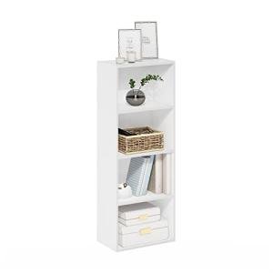 Furinno Luder 4-Tier White Bookcase