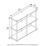Furinno 3-Tier 47.4" Storage Corner Shelves