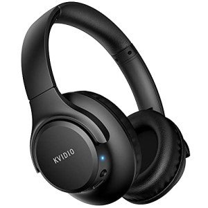 KVIDIO Wireless Over-Ear Bluetooth Headphones with Microphone