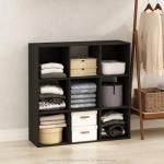 Furinno 9-Cube Closet Organizer - Espresso Storage Unit