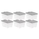 Amazon Basics Stackable Storage Bins Set of 6